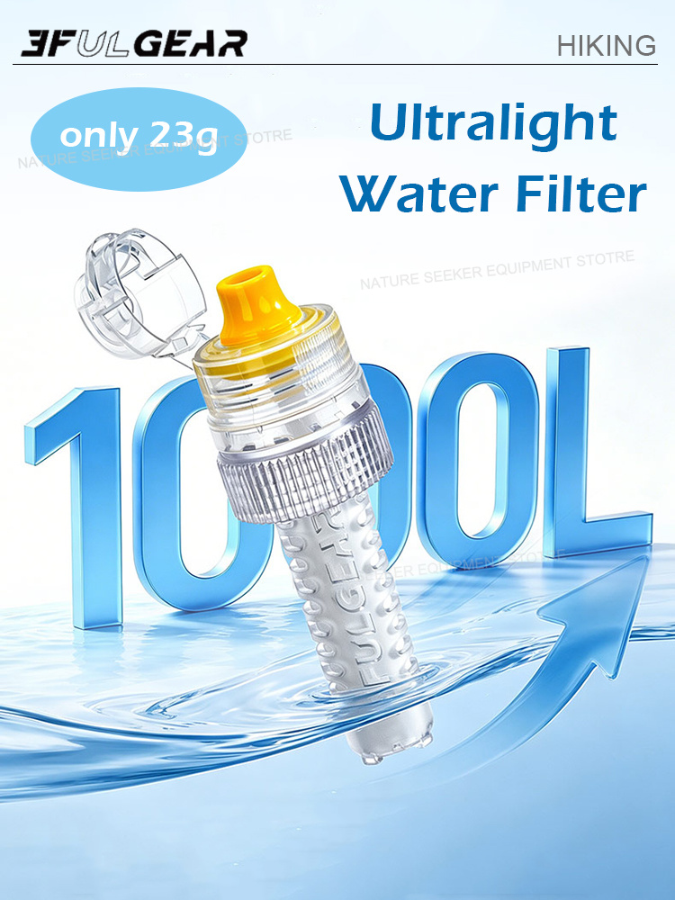 Outdoor Camping Water Filter - 3F UL GEAR Botol Filter Air