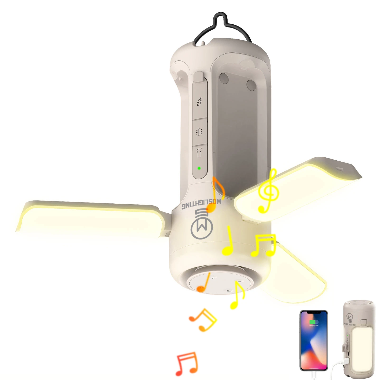 Zd Outdoor Camping - Moss lampu senter berkemah lipat, lentera
