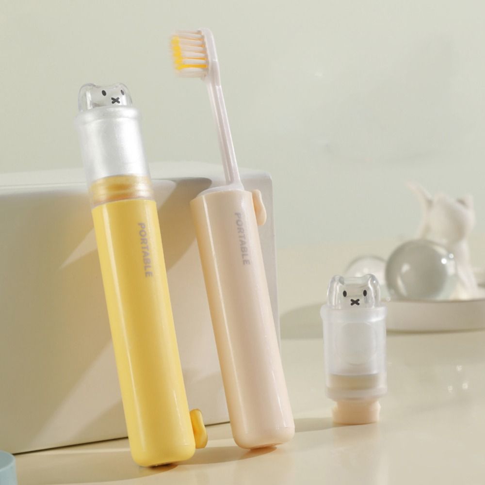 Travel Outdoor Camping Youtube - Sikat Gigi Perjalanan 2-IN-1 yang Lucu,