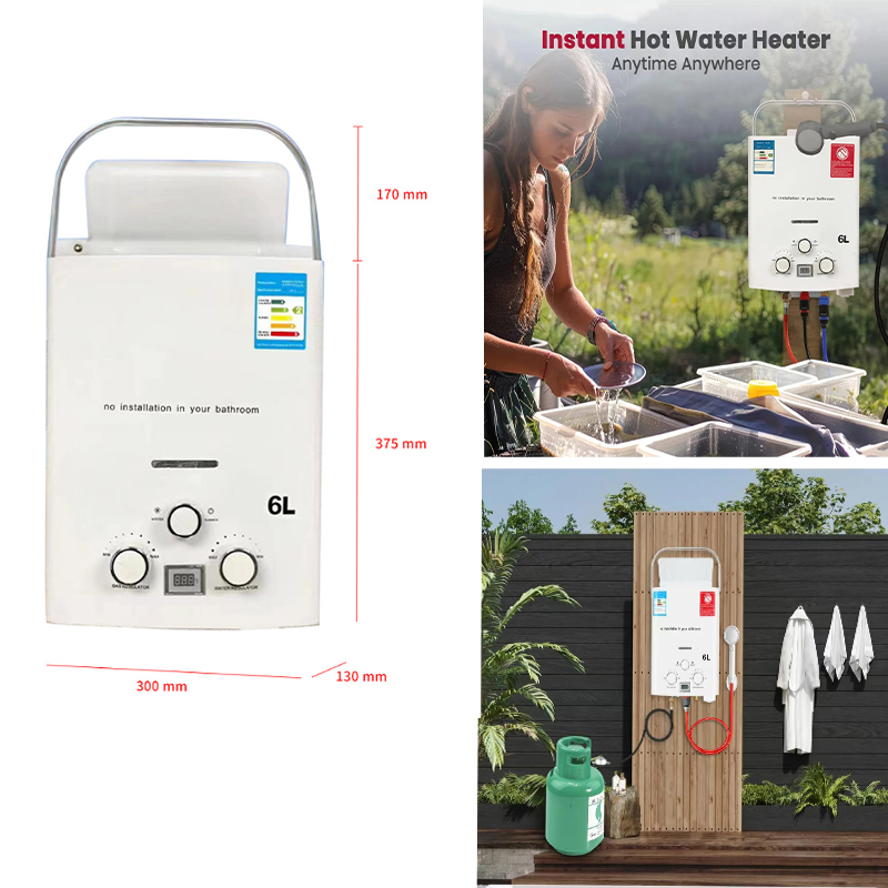Outdoor Camping Gas Heater - Pemanas Air Propana 6L Pemanas Air