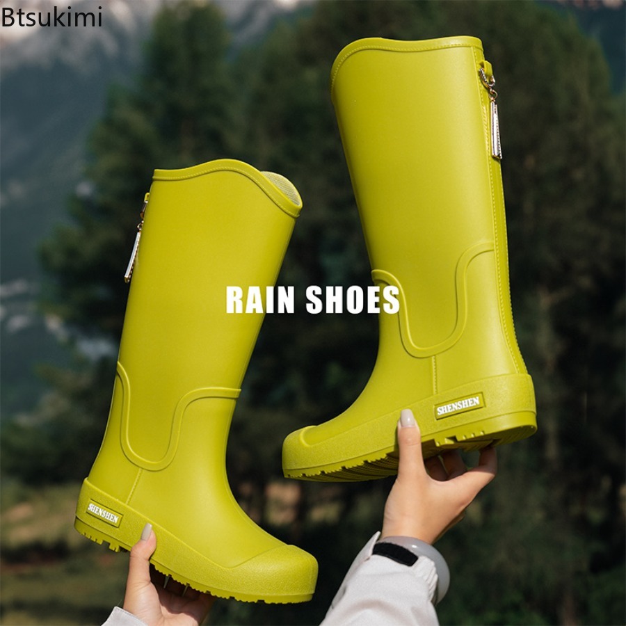 Outdoor Camping Youtube - Sepatu Hujan Wanita Baru Sepatu Bot