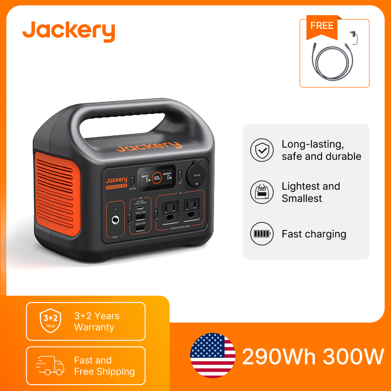 Camping Rope - Jackery Portable Power Station Explorer 300New