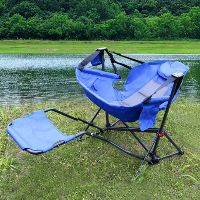 Outdoor Camping Rocker - Kursi Lipat Portabel untuk Berkemah, Kursi
