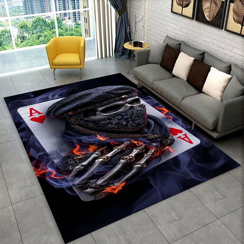 Outdoor Camping Mats Large - Karpet Besar Motif Tengkorak Hantu Gotik