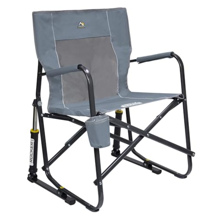 Outdoor Camping Rocking Chair - Kursi Goyang Lipat Freestyle Rocker untuk
