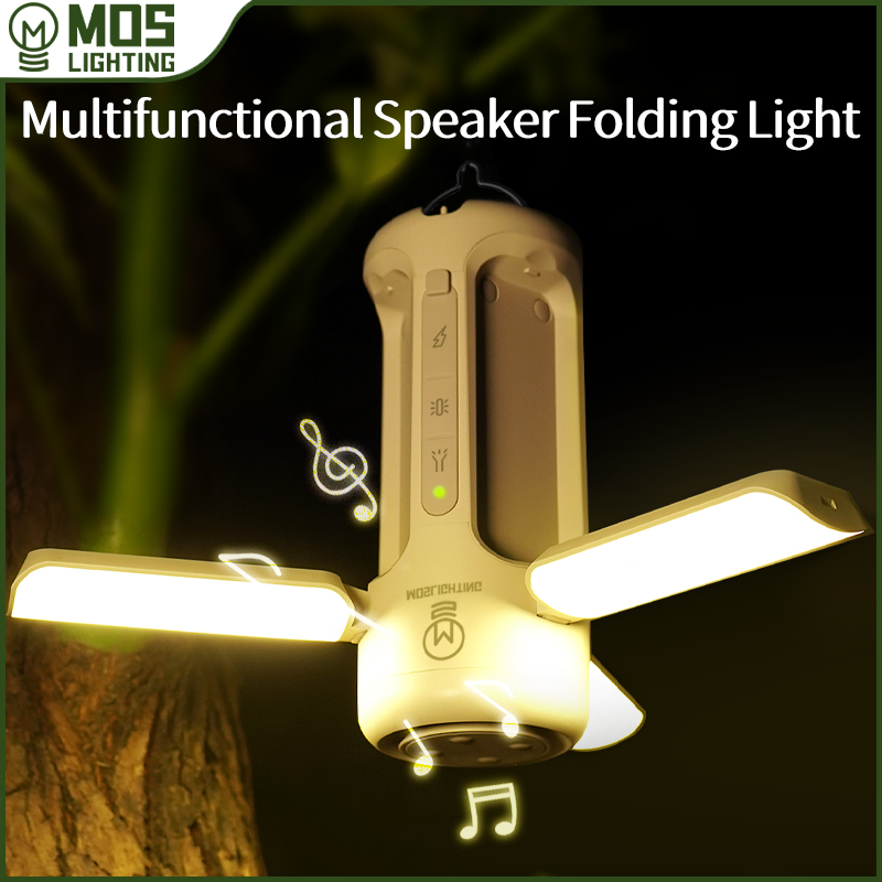 Zd Outdoor Camping - MOSLIGHTING Speaker Bluetooth portabel, dengan senter
