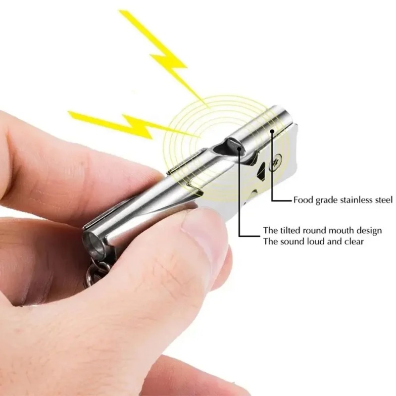 Gantungan Kunci Peluit Surviva - Outdoor Camping Youtube ulasan dan harga