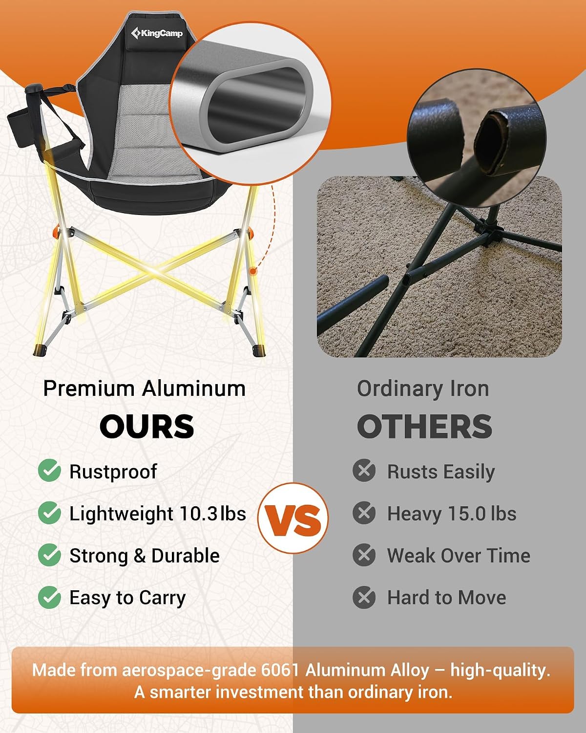 Kursi Gantung Portabel untuk B - Outdoor Camping Rocker ulasan dan harga