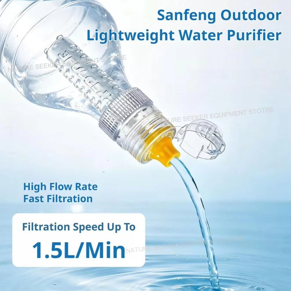 3F UL GEAR Botol Filter Air Mi - Outdoor Camping Water Filter ulasan dan harga