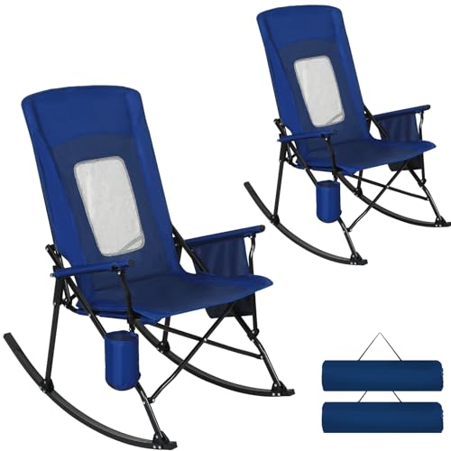 2 Kursi Lipat Goyang untuk Dew - Outdoor Camping Rocker ulasan dan harga