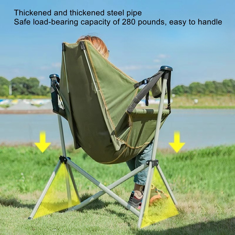 Kursi goyang untuk perjalanan  - Outdoor Camping Rocking Chair ulasan dan harga