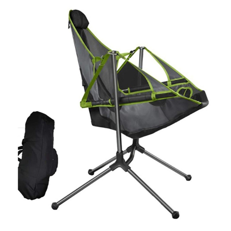 Kursi Goyang Lipat Portabel un - Outdoor Camping Rocking Chair ulasan dan harga