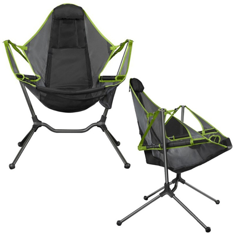 Kursi Goyang Lipat Portabel un - Outdoor Camping Rocking Chair ulasan dan harga