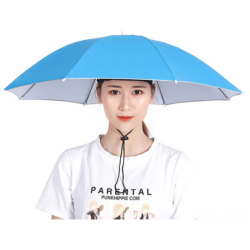 Topi Payung Portabel Anti Huja - Outdoor Camping Umbrella ulasan dan harga