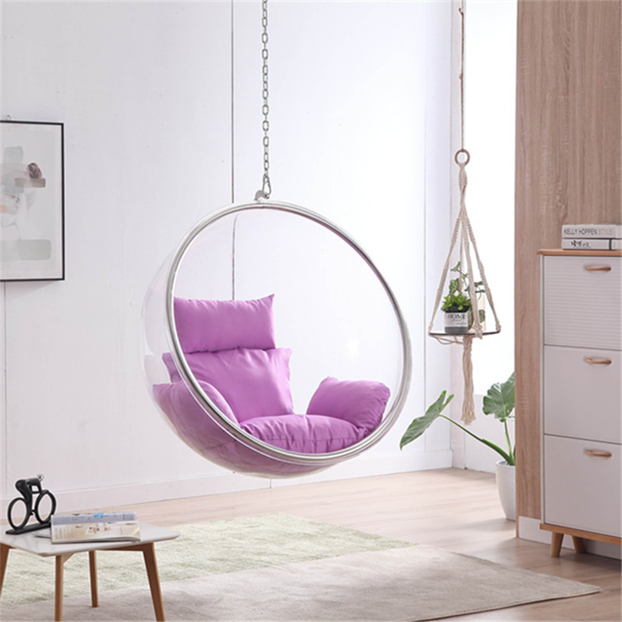 Kursi Ayunan Tali Rotan Taman  - Outdoor Camping Rocking Chair ulasan dan harga