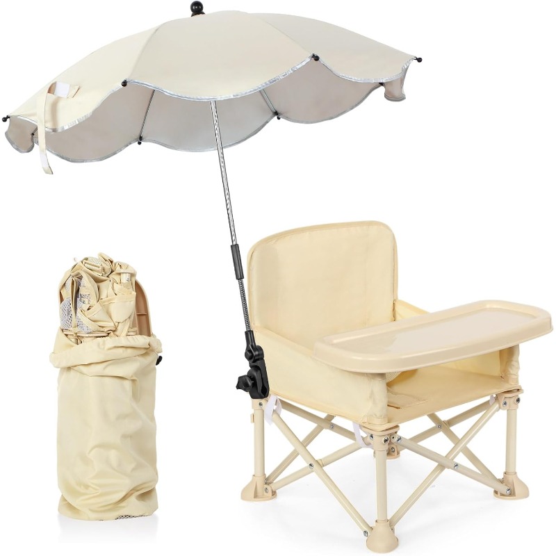 Kursi Pantai Bayi Lipat dengan - Outdoor Camping Umbrella ulasan dan harga