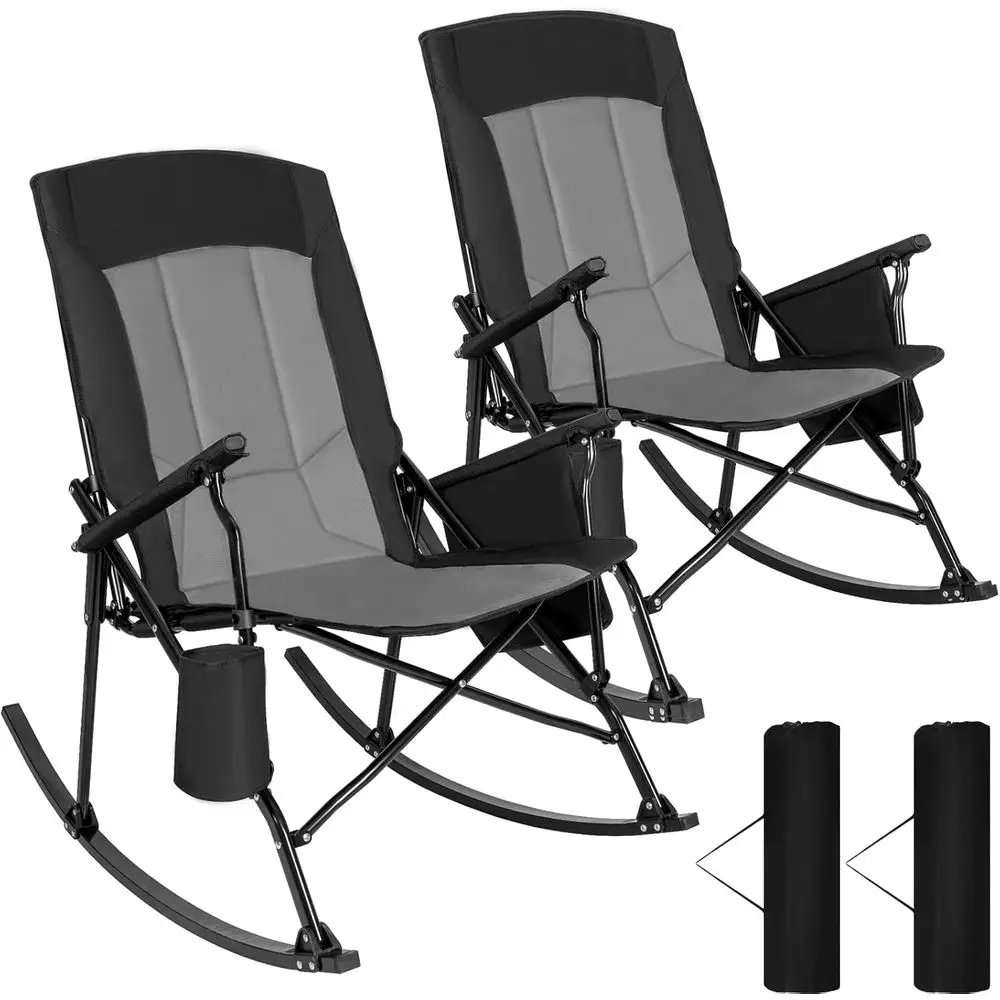 Kursi Goyang Portabel dengan S - Outdoor Camping Rocker ulasan dan harga