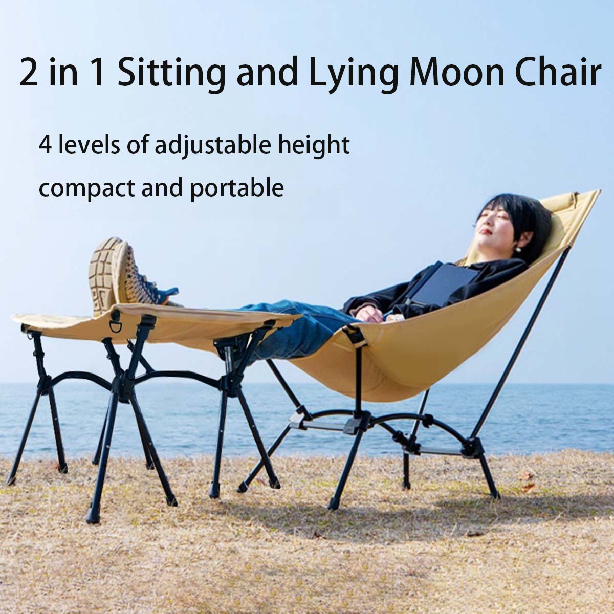 Kursi Lipat Multifungsi untuk  - Outdoor Camping Rocking Chair ulasan dan harga