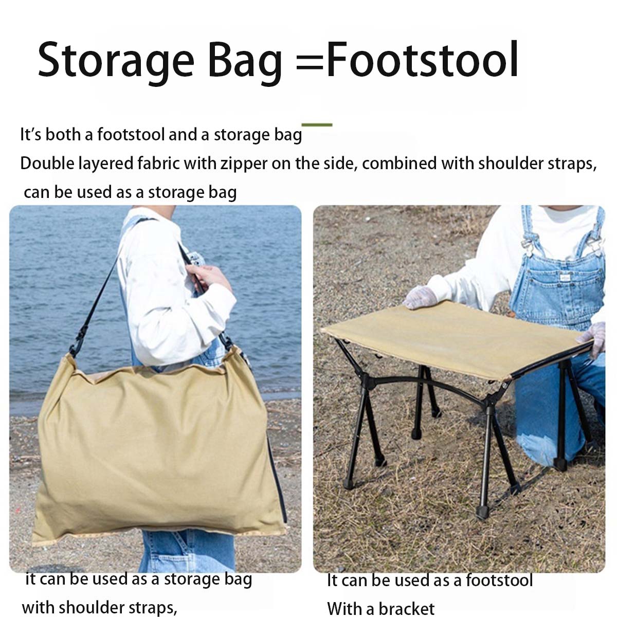 Kursi Lipat Multifungsi untuk  - Outdoor Camping Rocking Chair ulasan dan harga