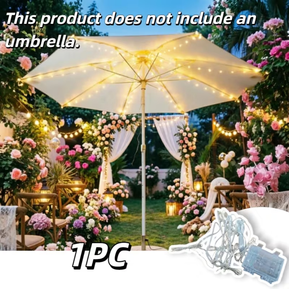 1 Buah Lampu Payung Luar Ruang - Outdoor Camping Umbrella ulasan dan harga