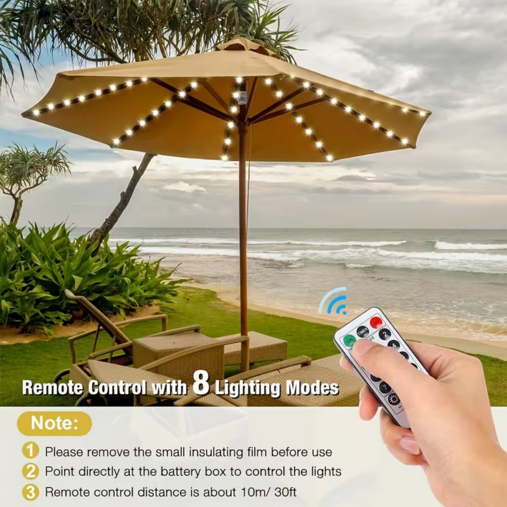 1 Buah Lampu Payung Luar Ruang - Outdoor Camping Umbrella ulasan dan harga