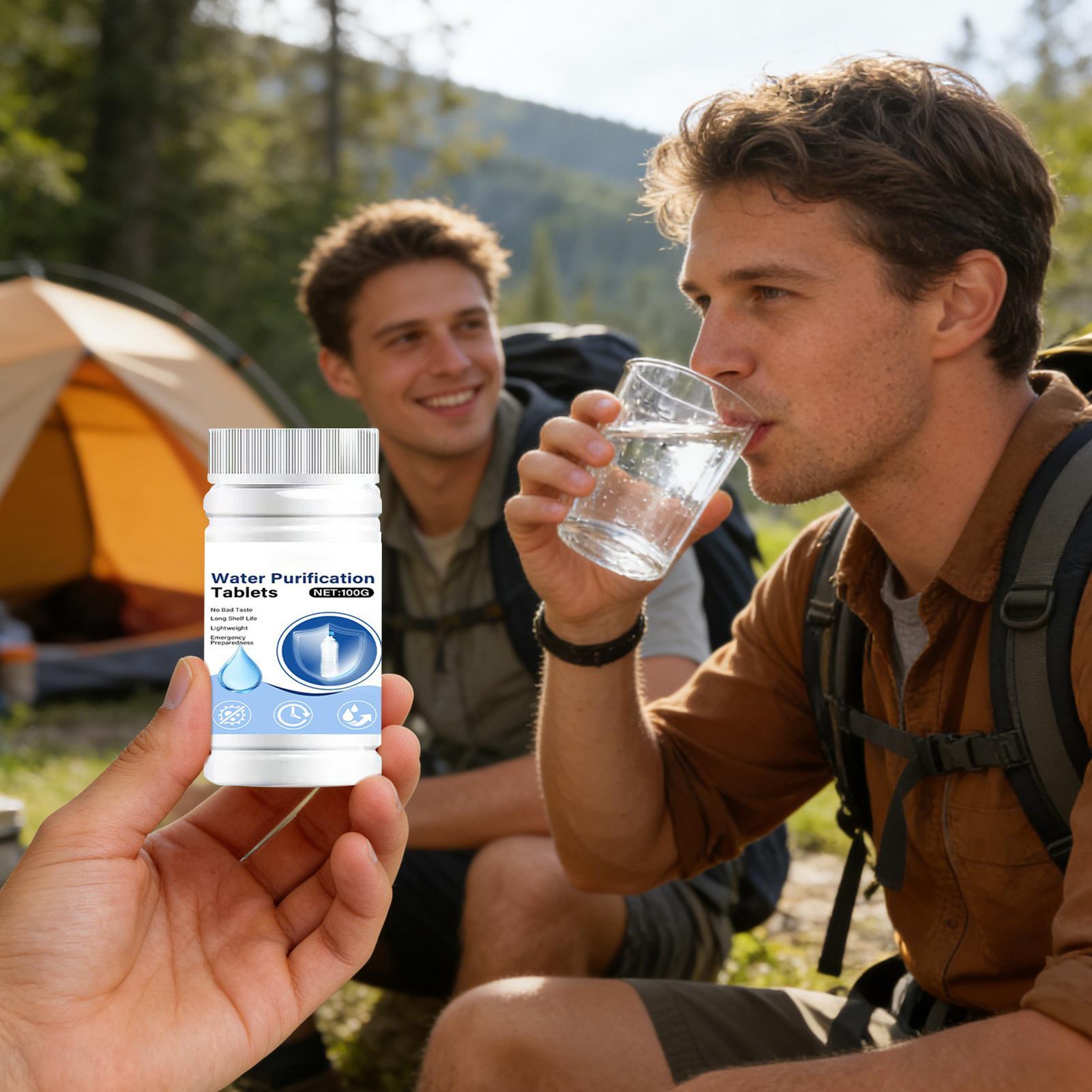 Tablet Pemurni Air Minum Tidak - Outdoor Camping Water Filter ulasan dan harga