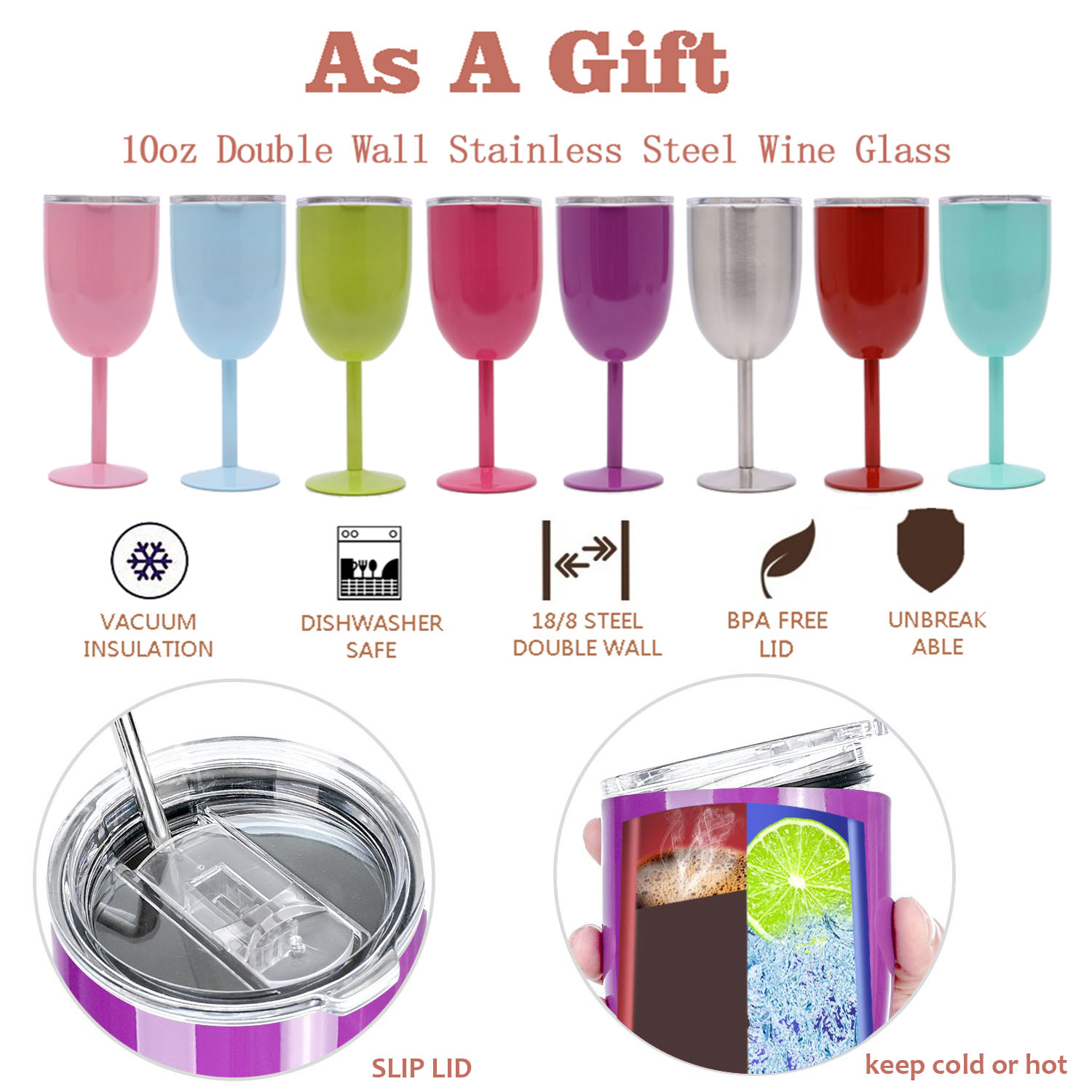 Gelas Anggur Stainless Steel K - Outdoor Camping Items ulasan dan harga