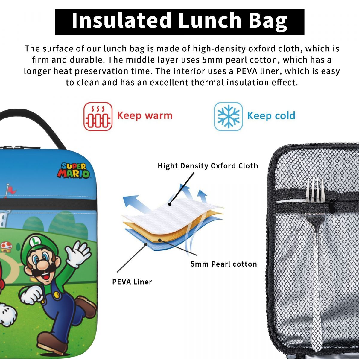 Tas Makan Siang Terisolasi Tem - Outdoor Camping Games ulasan dan harga