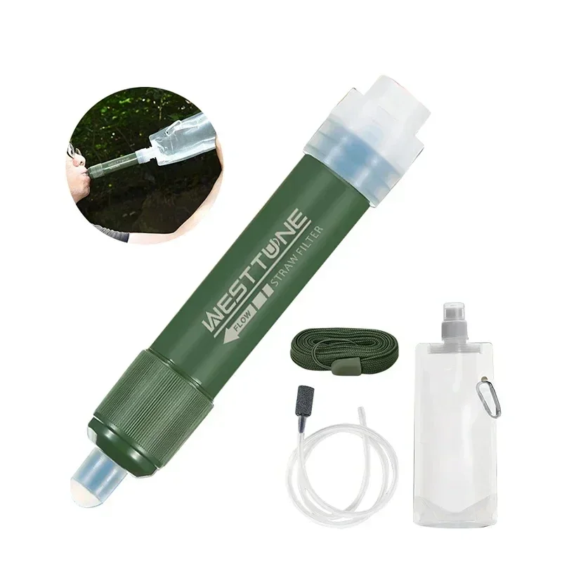 Westtune Kantong Air Serat Kar - Outdoor Camping Water Filter ulasan dan harga
