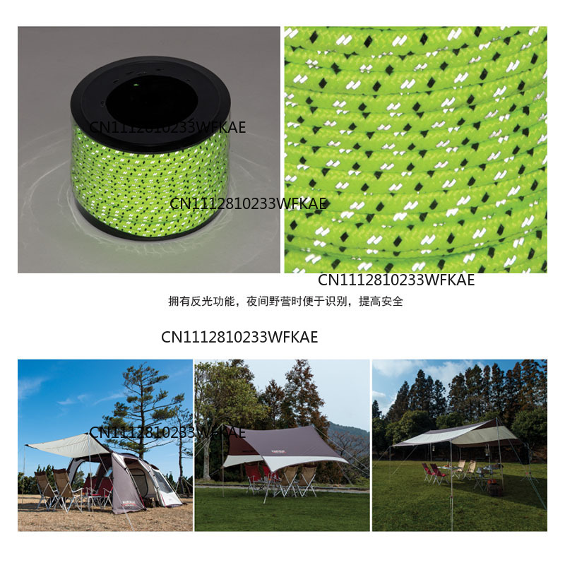 Tali tenda reflektif berkualit - Camping Rope ulasan dan harga