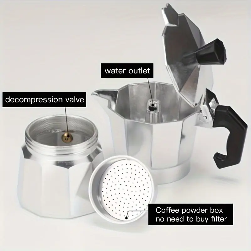 Moka Pot Aluminium Klasik 50-3 - Outdoor Camping Items ulasan dan harga