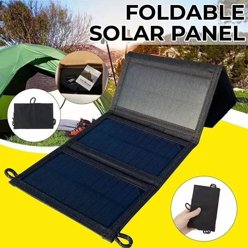 Panel Surya Lipat 500W 4-Panel - Zd Outdoor Camping ulasan dan harga
