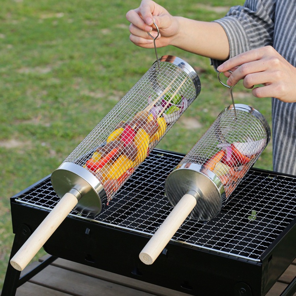 Keranjang Panggangan BBQ dari  - Outdoor Camping Youtube ulasan dan harga