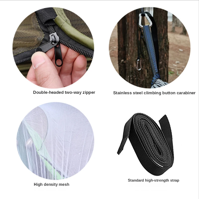 Hammock Jaring Nyamuk Buka Cep - Outdoor Camping Rocking Chair ulasan dan harga