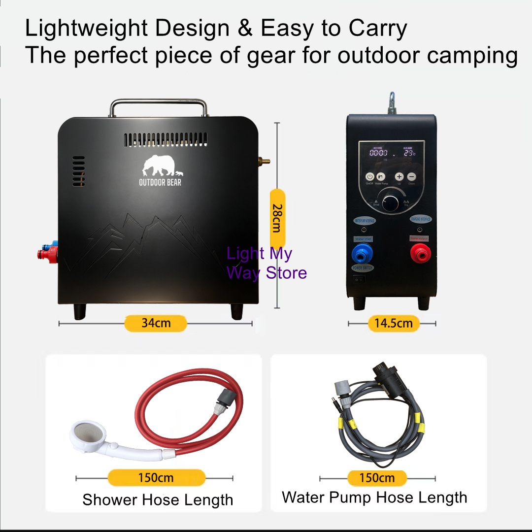 Pemanas Air Gas Portabel Luar  - Outdoor Camping Gas Heater ulasan dan harga