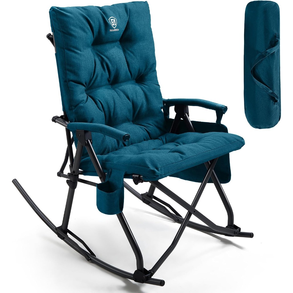 Kursi Lipat Goyang Ukuran Besa - Outdoor Camping Rocker ulasan dan harga