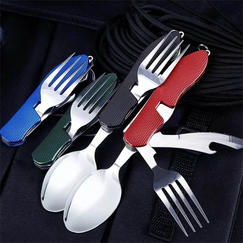 Peralatan Makan Stainless Stee - Outdoor Camping Games ulasan dan harga