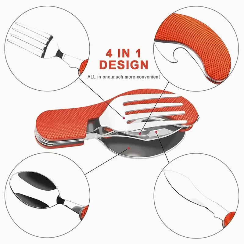 Peralatan Makan Stainless Stee - Outdoor Camping Games ulasan dan harga