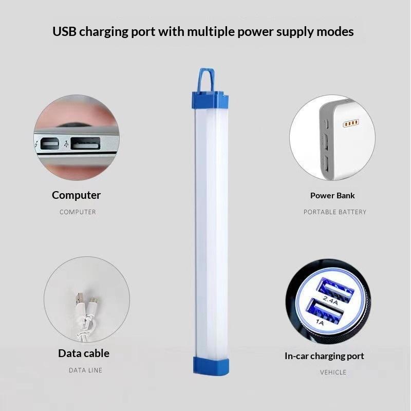 Lampu Tabung LED Isi Ulang 17/ - Outdoor Camping Youtube ulasan dan harga