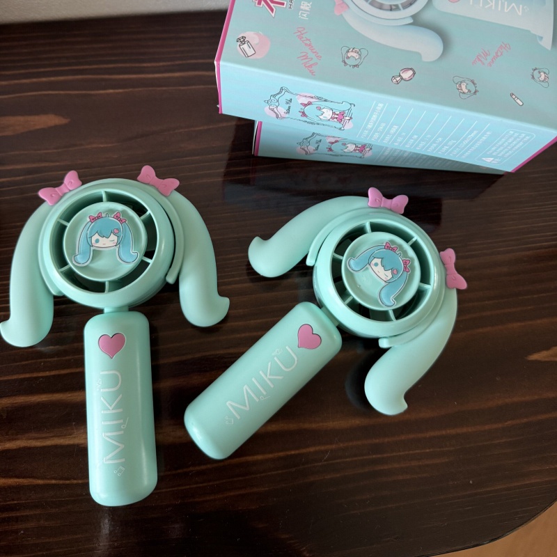 Kipas Genggam Mini Hatsune Mik - Outdoor Camping Items ulasan dan harga