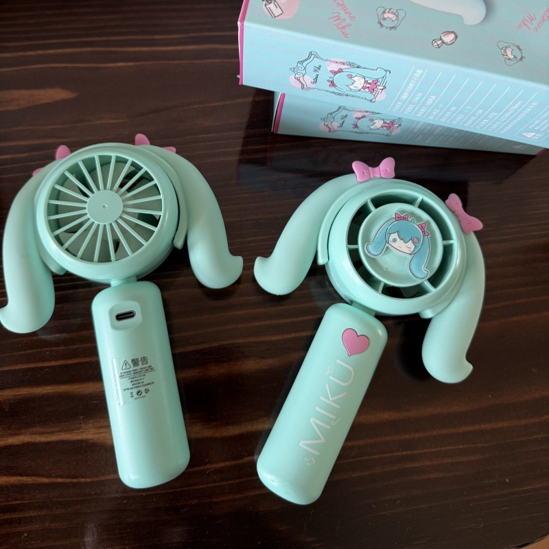 Kipas Genggam Mini Hatsune Mik - Outdoor Camping Items ulasan dan harga