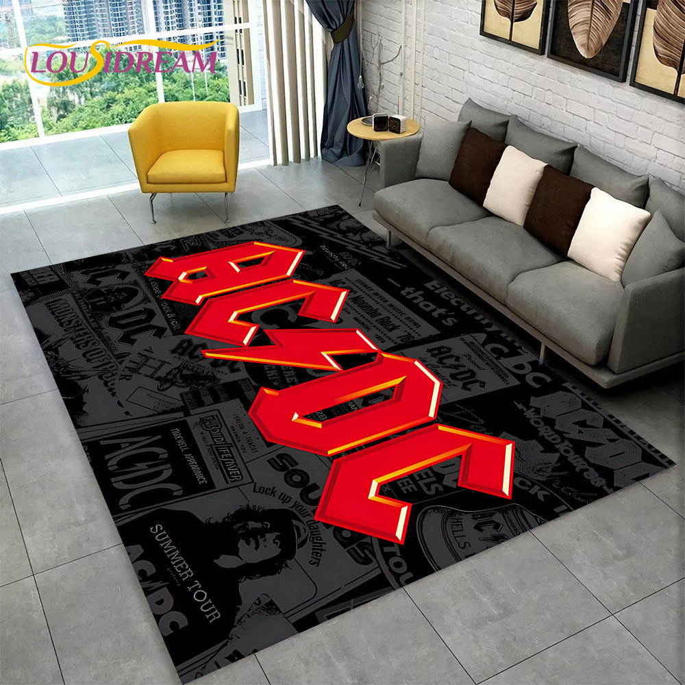 Karpet Area Band Rock AC/DC Be - Outdoor Camping Mats Large ulasan dan harga