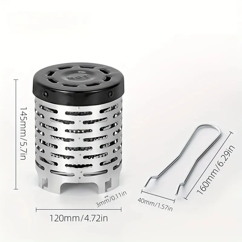Penutup Pemanas Baja Tahan Kar - Outdoor Camping Gas Heater ulasan dan harga