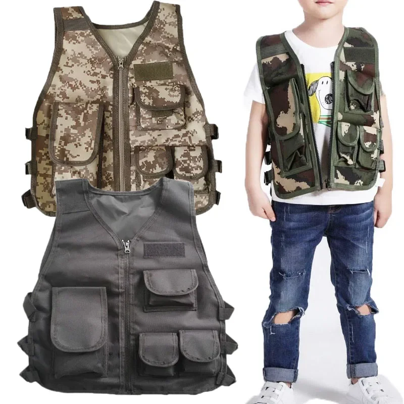 Rompi Taktis Anak-anak, Rompi  - Outdoor Camping Games ulasan dan harga