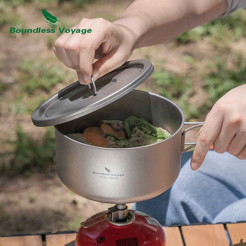 Ketel Kemah bahan Titanium tan - Outdoor Camping Items ulasan dan harga