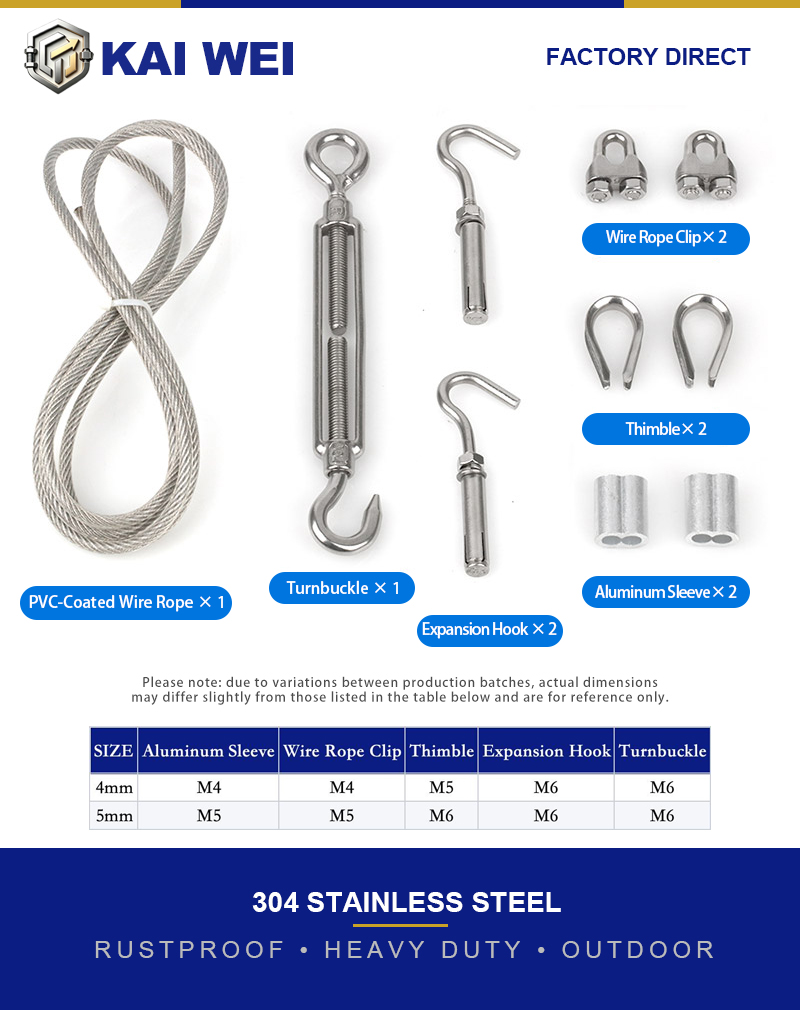 Set Tali Kawat Baja Tahan Kara - Camping Rope ulasan dan harga